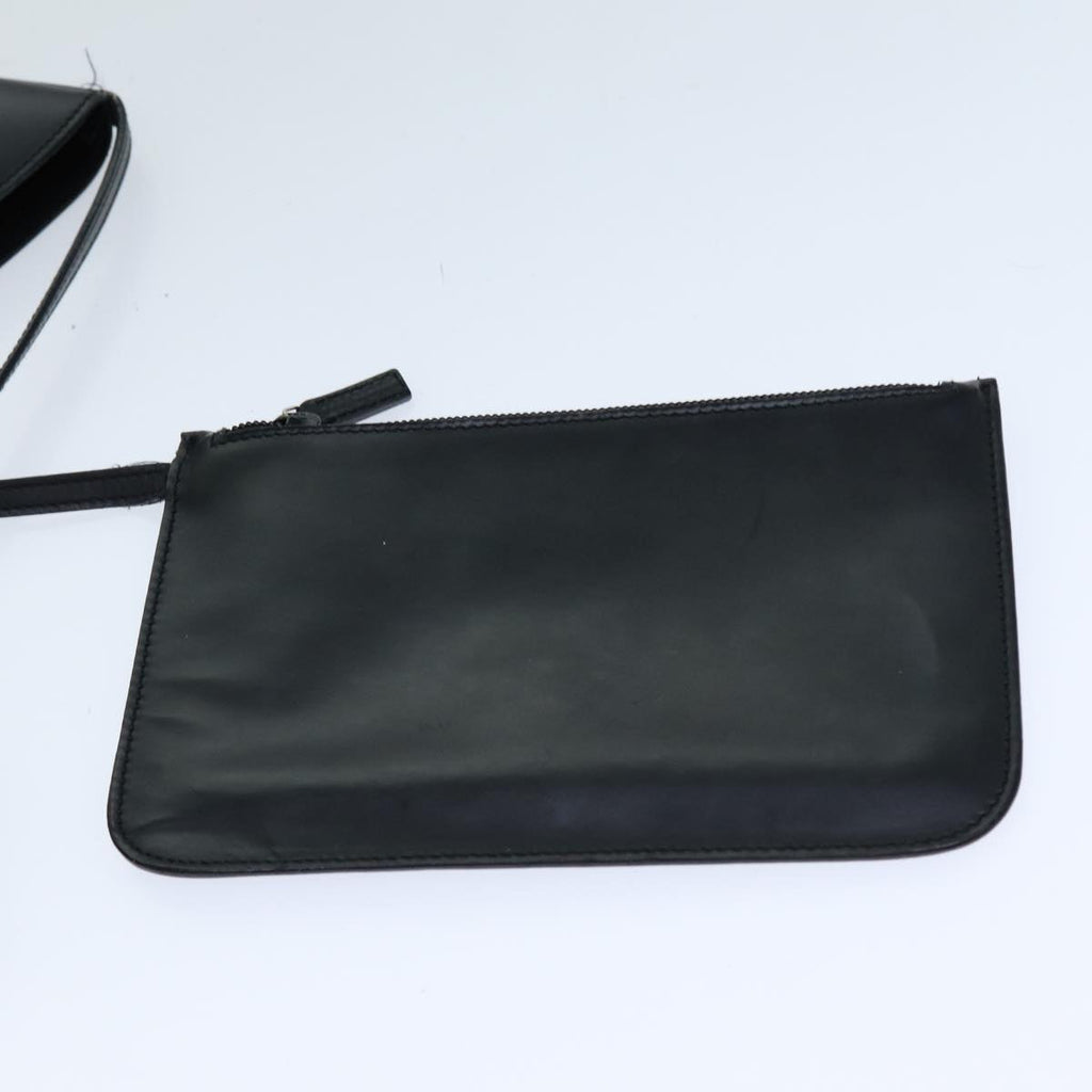 GUCCI Shoulder Bag Leather Black 001 1942 ep4306
