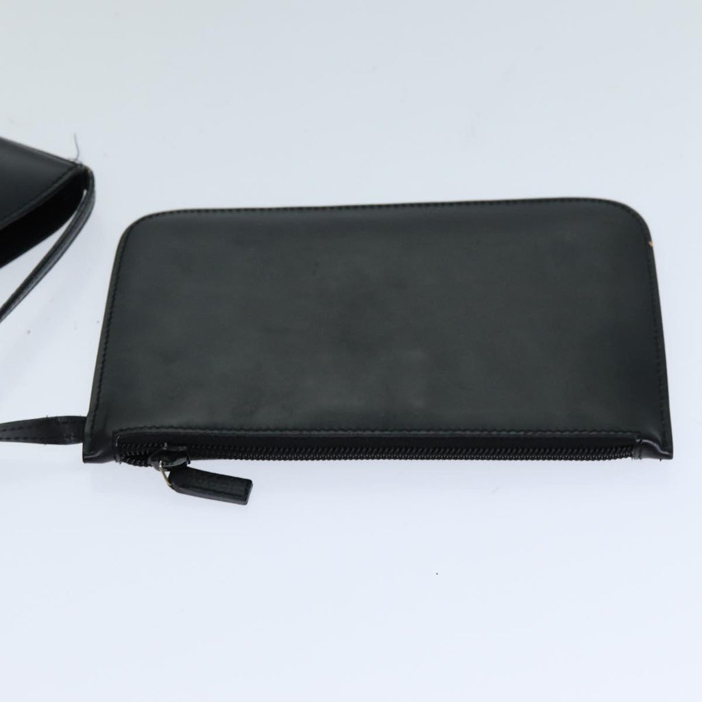 GUCCI Shoulder Bag Leather Black 001 1942 ep4306