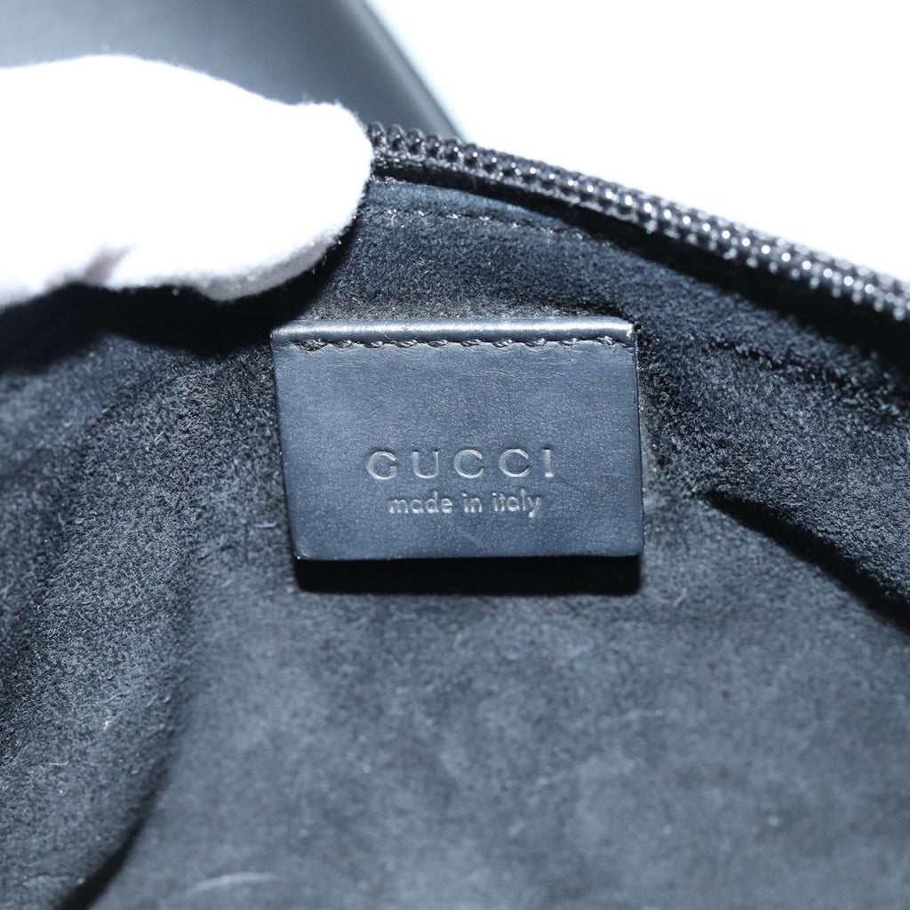 GUCCI Shoulder Bag Leather Black 001 1942 ep4306