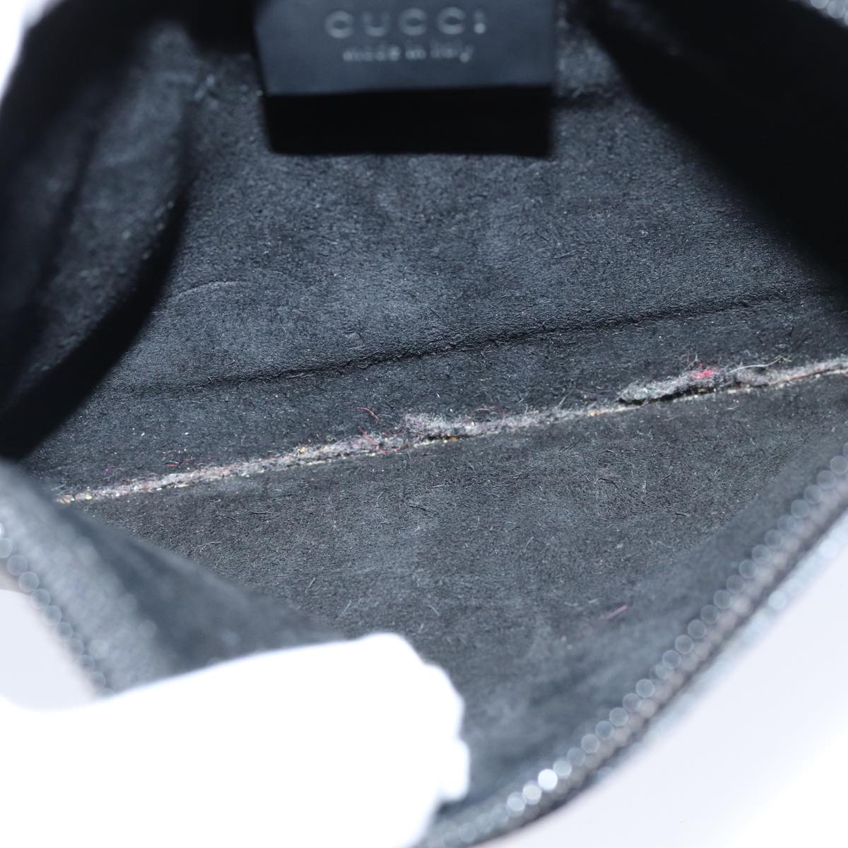 GUCCI Shoulder Bag Leather Black 001 1942 ep4306
