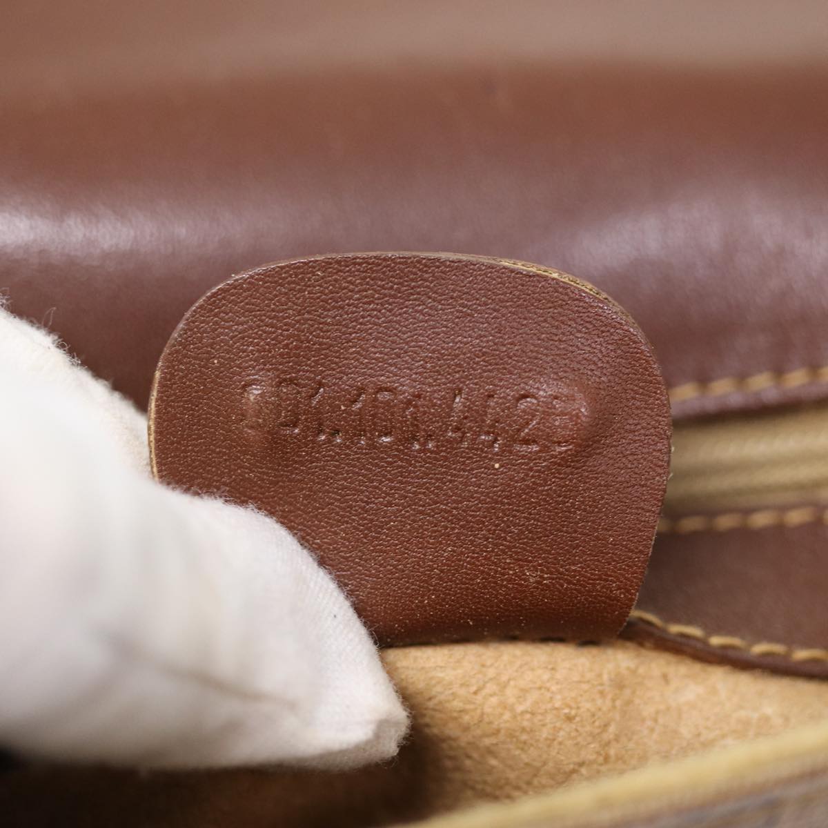 GUCCI Micro GG Supreme Shoulder Bag PVC Leather Brown 001 101 4425 ep4322