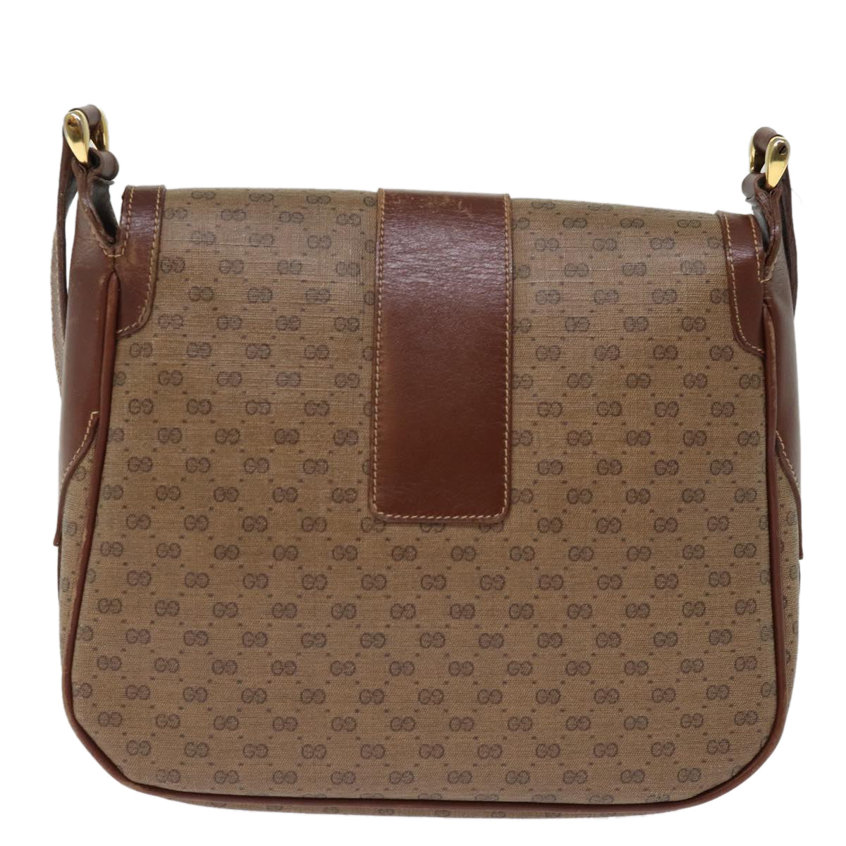 GUCCI Micro GG Supreme Shoulder Bag PVC Leather Brown 001 101 4425 ep4322