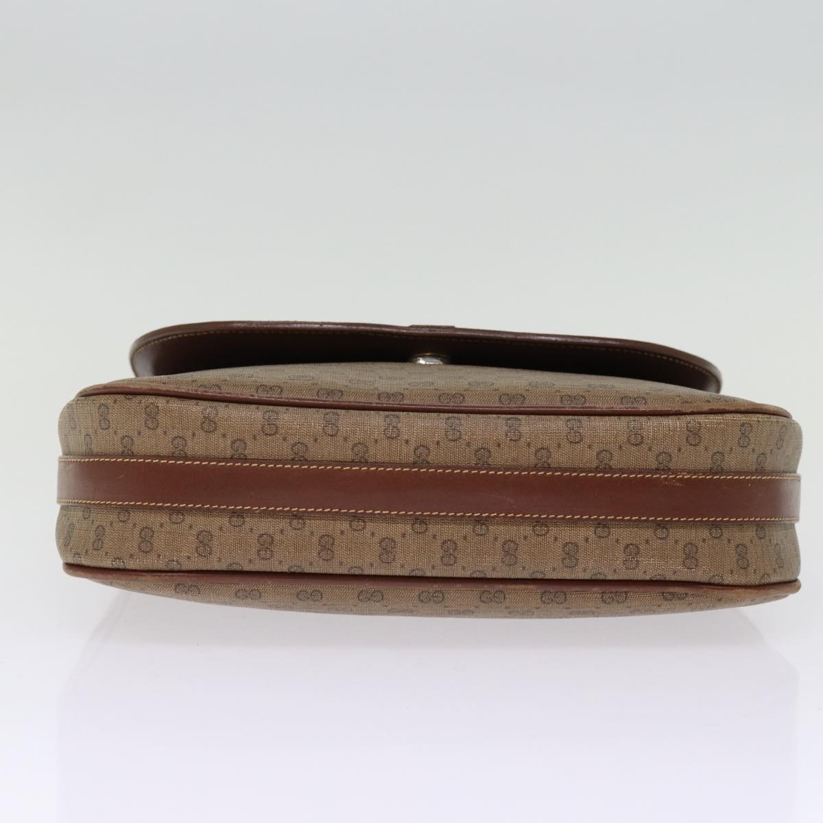 GUCCI Micro GG Supreme Shoulder Bag PVC Leather Brown 001 101 4425 ep4322