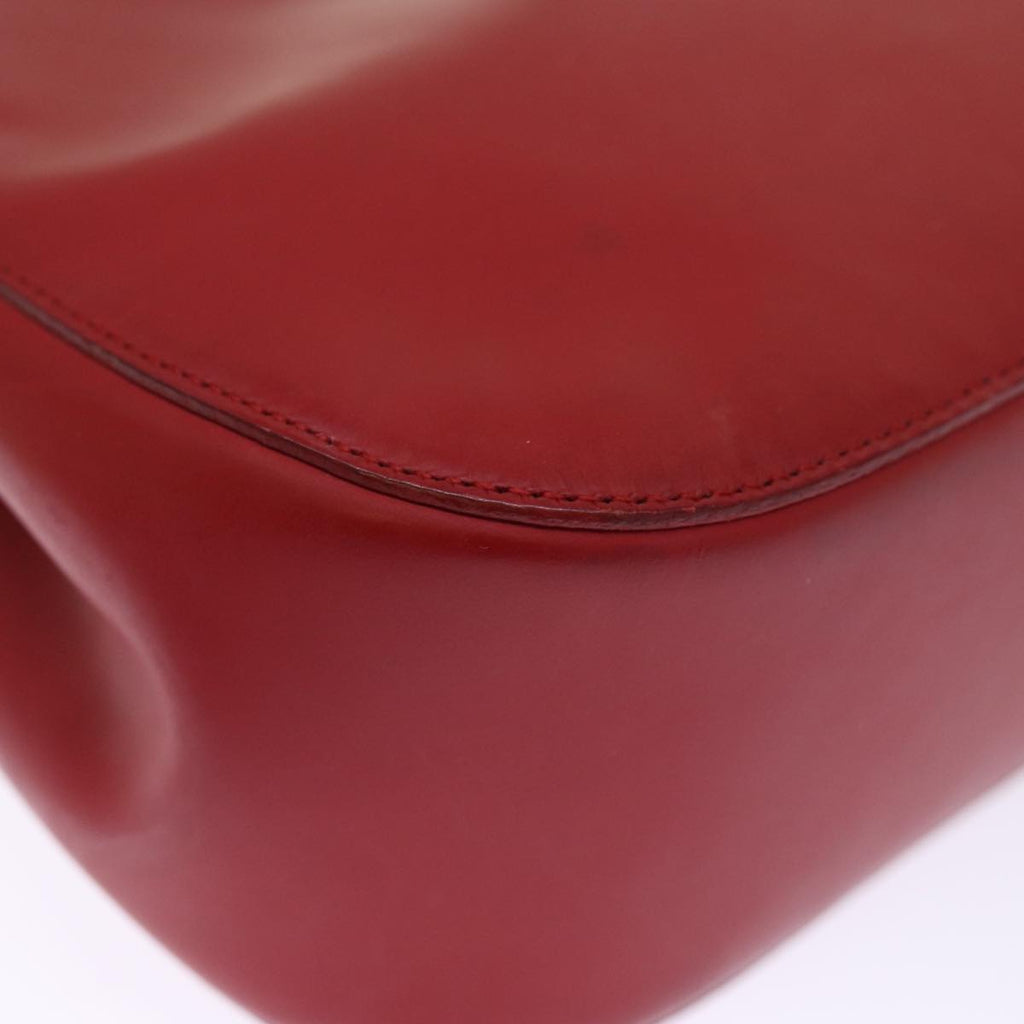 GUCCI Bamboo Hand Bag Leather Red 001 3761 ep4324