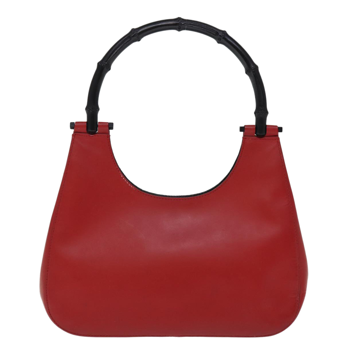 GUCCI Bamboo Hand Bag Leather Red 001 3761 ep4324