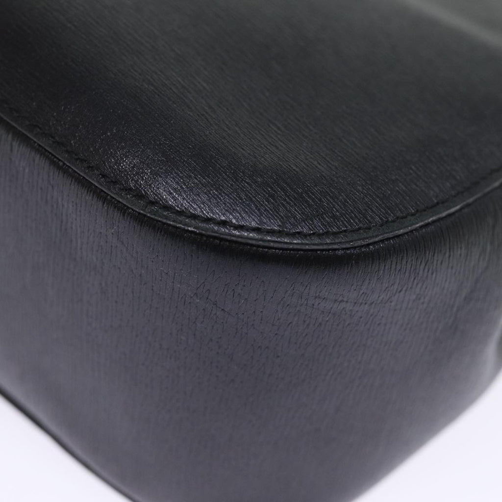 GUCCI Bamboo Shoulder Bag Leather Black 001 3739 3444 ep4344