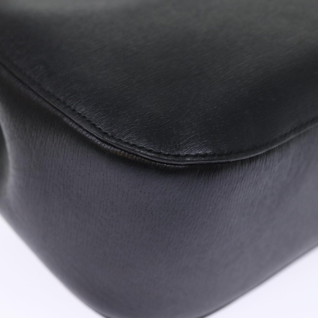 GUCCI Bamboo Shoulder Bag Leather Black 001 3739 3444 ep4344