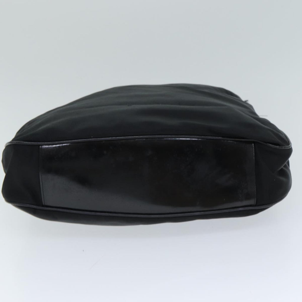 GUCCI Bamboo Shoulder Bag Nylon 2way Black 001 1998 1577 ep4348