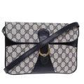 GUCCI GG Supreme Shoulder Bag PVC Navy ep4363