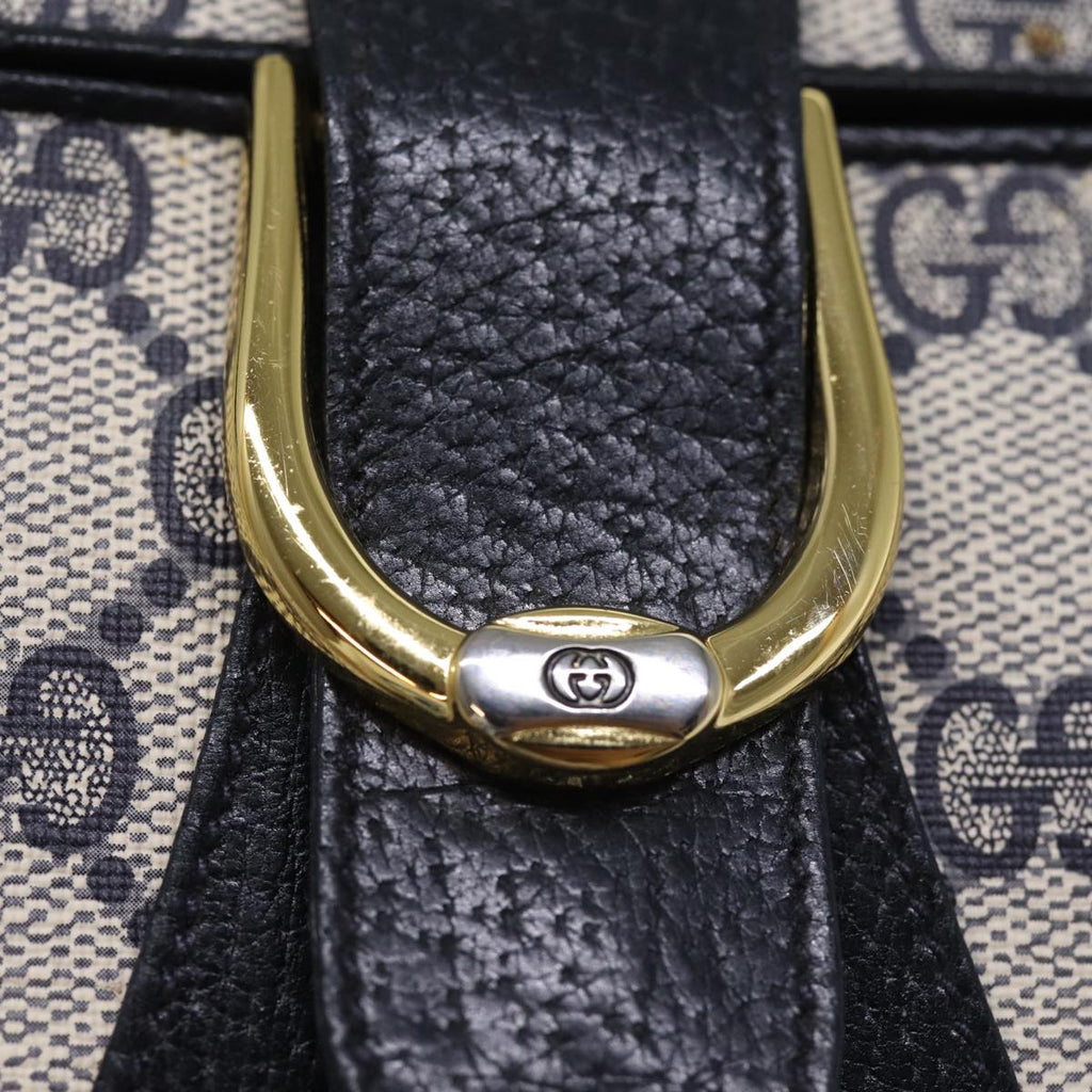 GUCCI GG Supreme Shoulder Bag PVC Navy ep4363