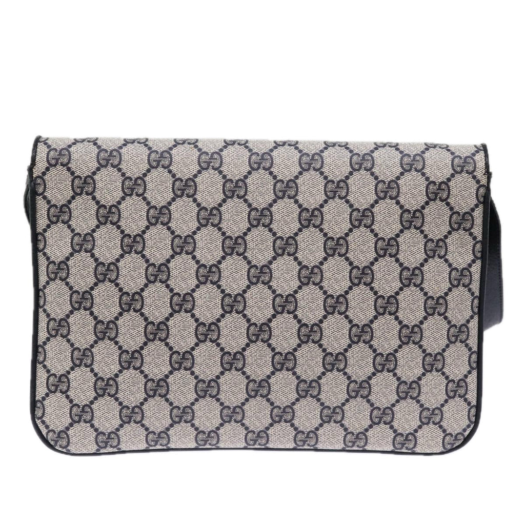 GUCCI GG Supreme Shoulder Bag PVC Navy ep4363