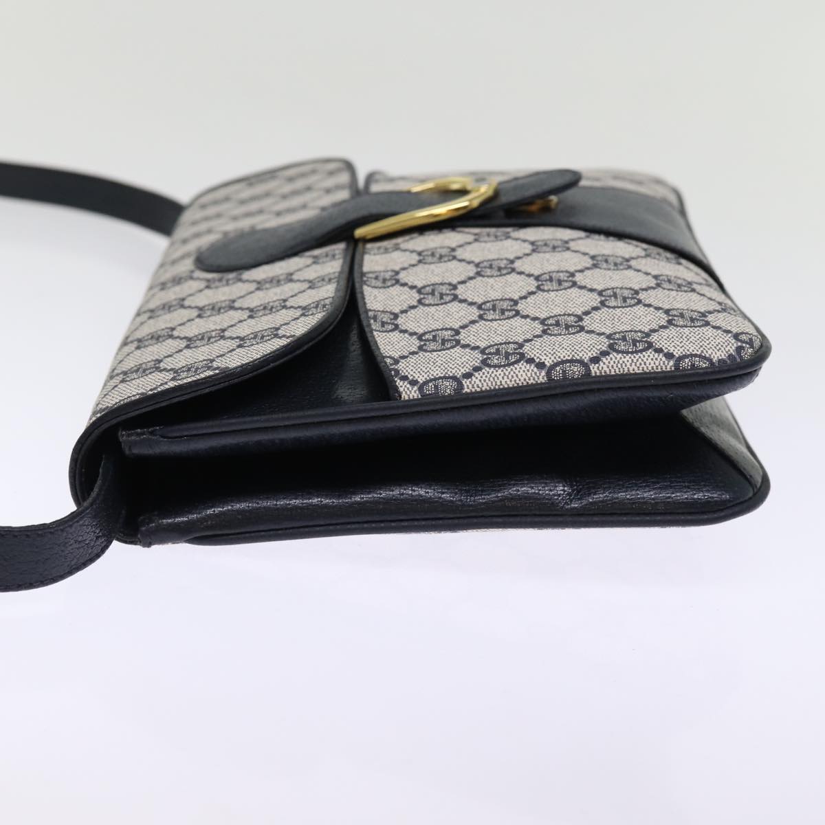 GUCCI GG Supreme Shoulder Bag PVC Navy ep4363
