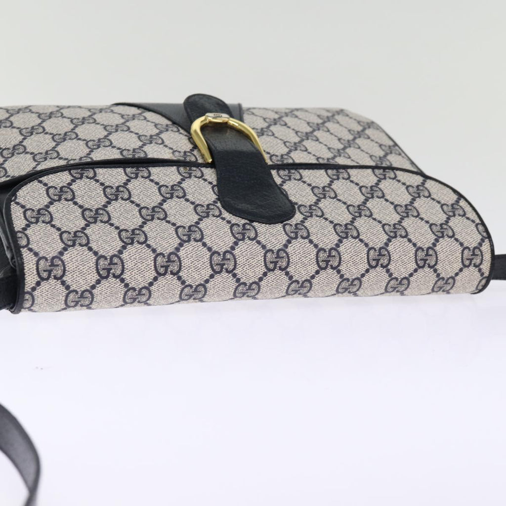 GUCCI GG Supreme Shoulder Bag PVC Navy ep4363