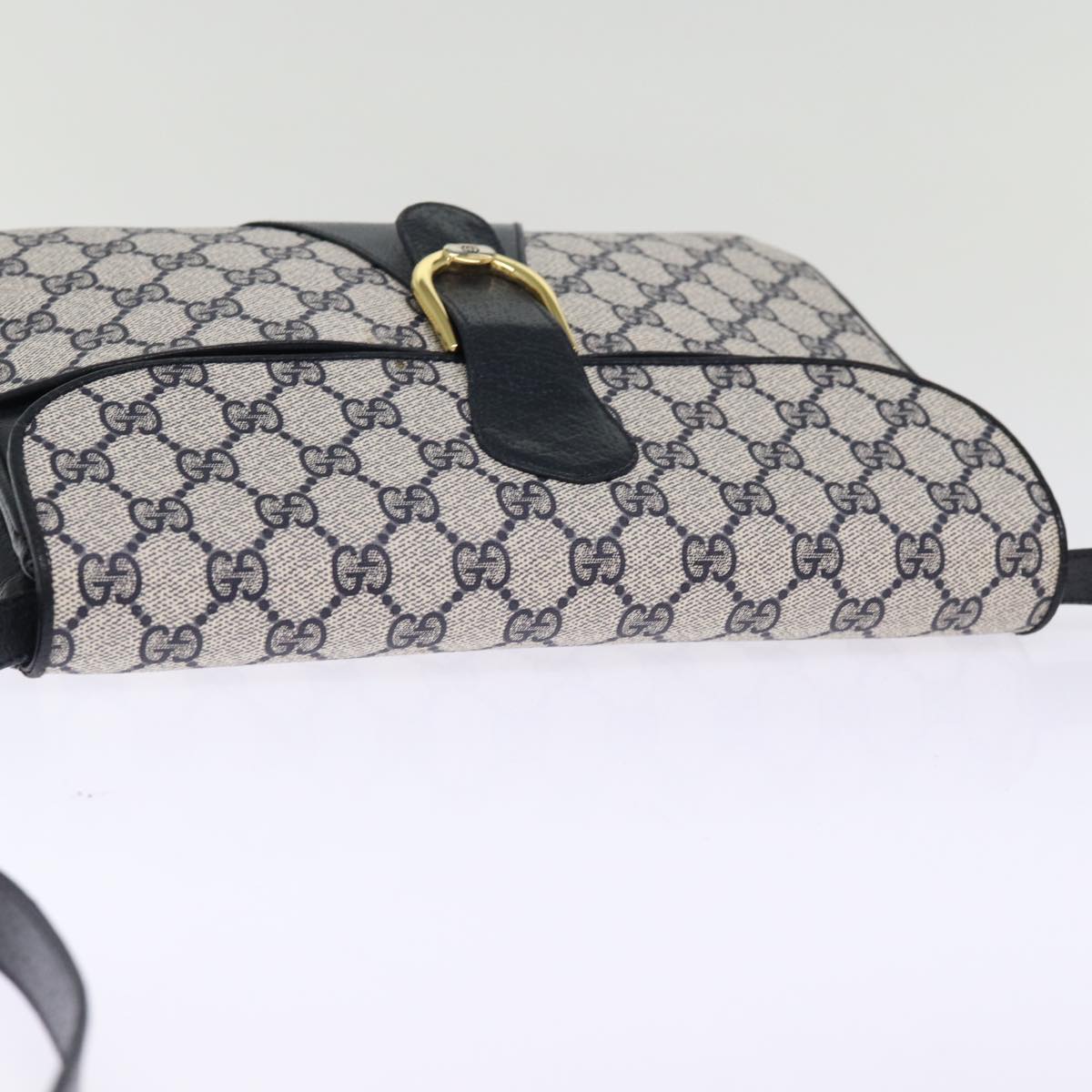 GUCCI GG Supreme Shoulder Bag PVC Navy ep4363