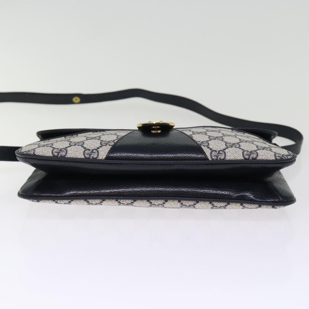 GUCCI GG Supreme Shoulder Bag PVC Navy ep4363