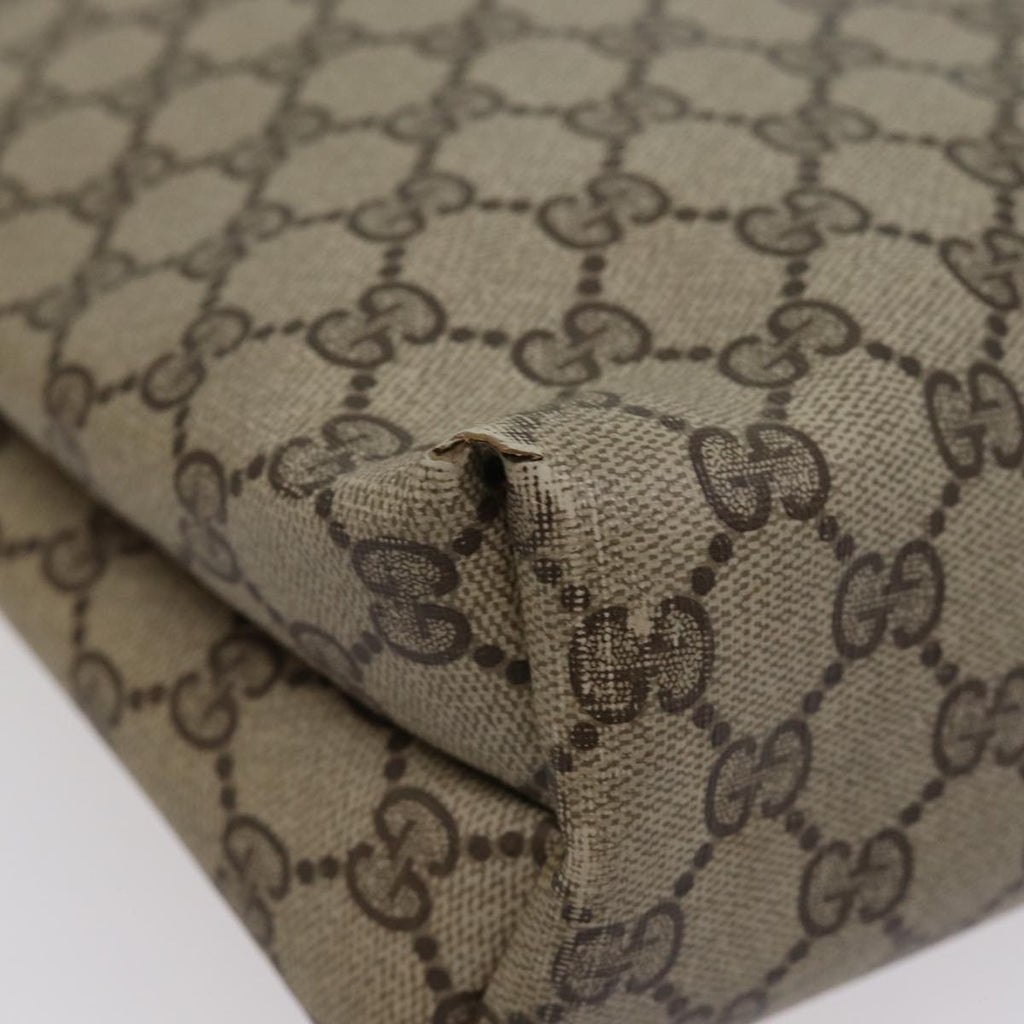 GUCCI GG Supreme Web Sherry Line Tote Bag Beige Red Green 89 02 003 ep4366