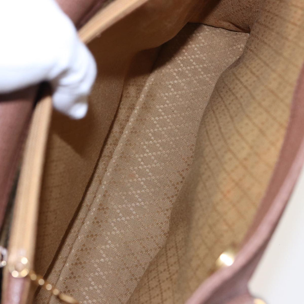 GUCCI Bamboo Hand Bag Suede Leather 2way Brown 002 2855 0322 0 ep4371