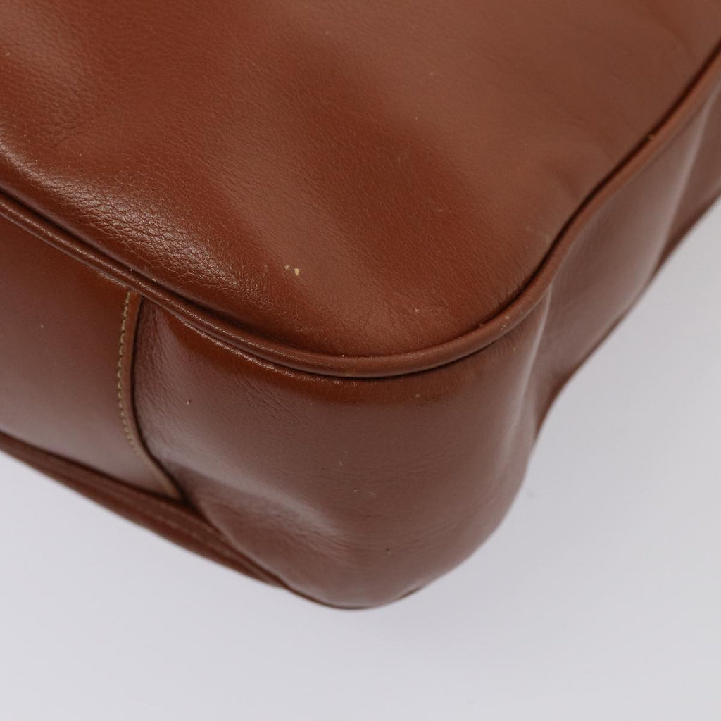 GUCCI Bamboo Hand Bag Leather Brown 001 1781 1577 ep4379
