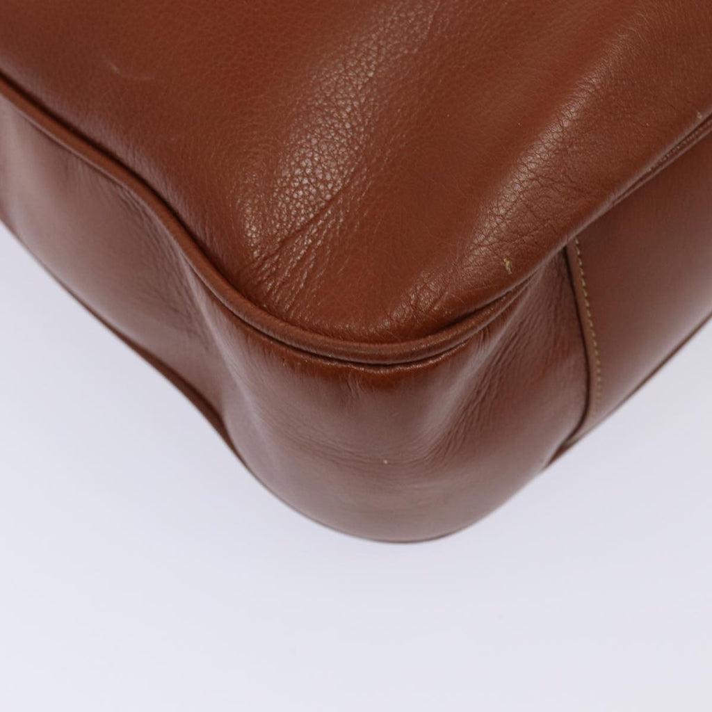 GUCCI Bamboo Hand Bag Leather Brown 001 1781 1577 ep4379