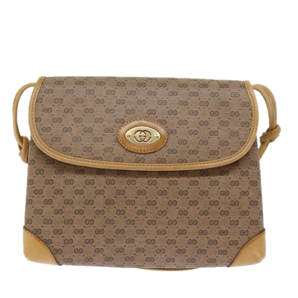 GUCCI Micro GG Supreme Shoulder Bag PVC Beige 49 007 5548 ep4382