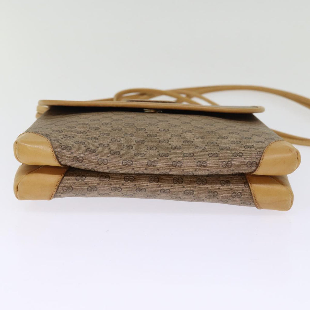 GUCCI Micro GG Supreme Shoulder Bag PVC Beige 49 007 5548 ep4382
