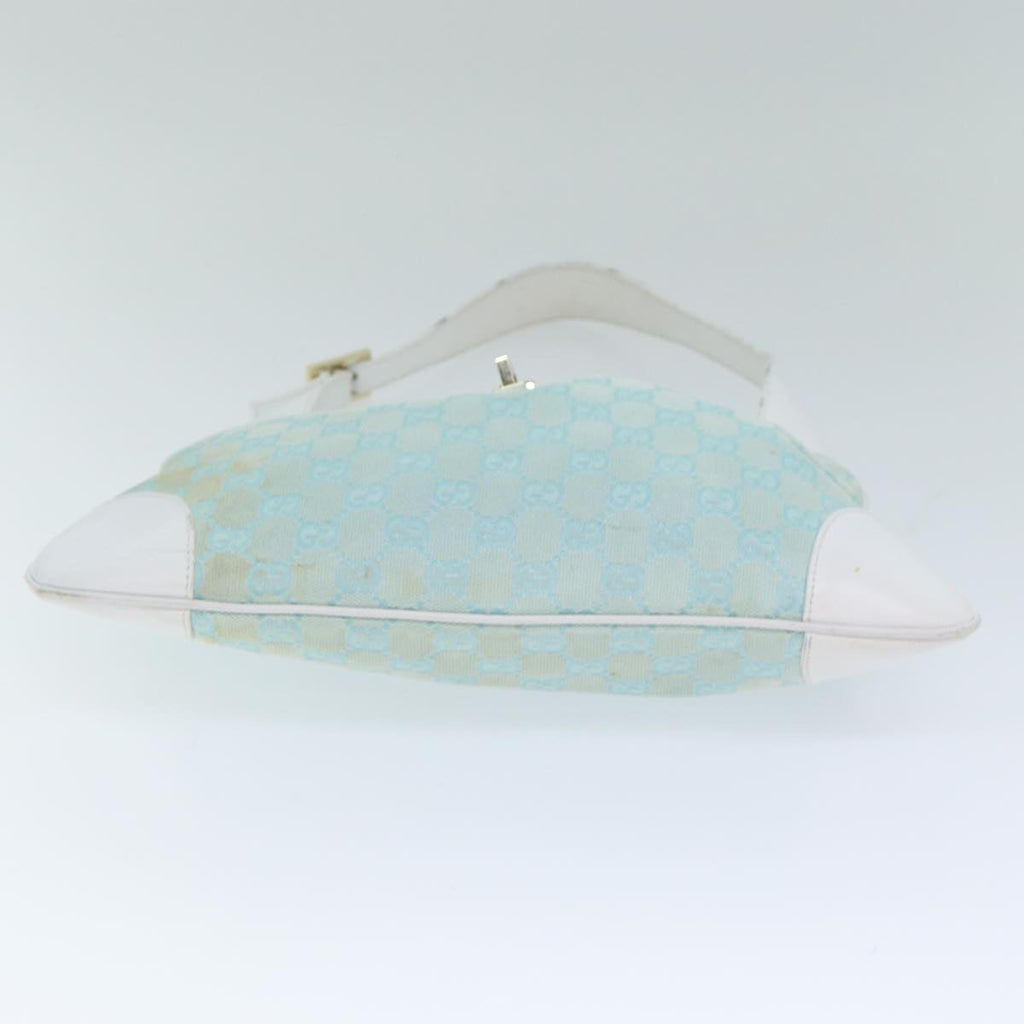 GUCCI GG Canvas Jackie Shoulder Bag Light Blue 001 4057 ep4384