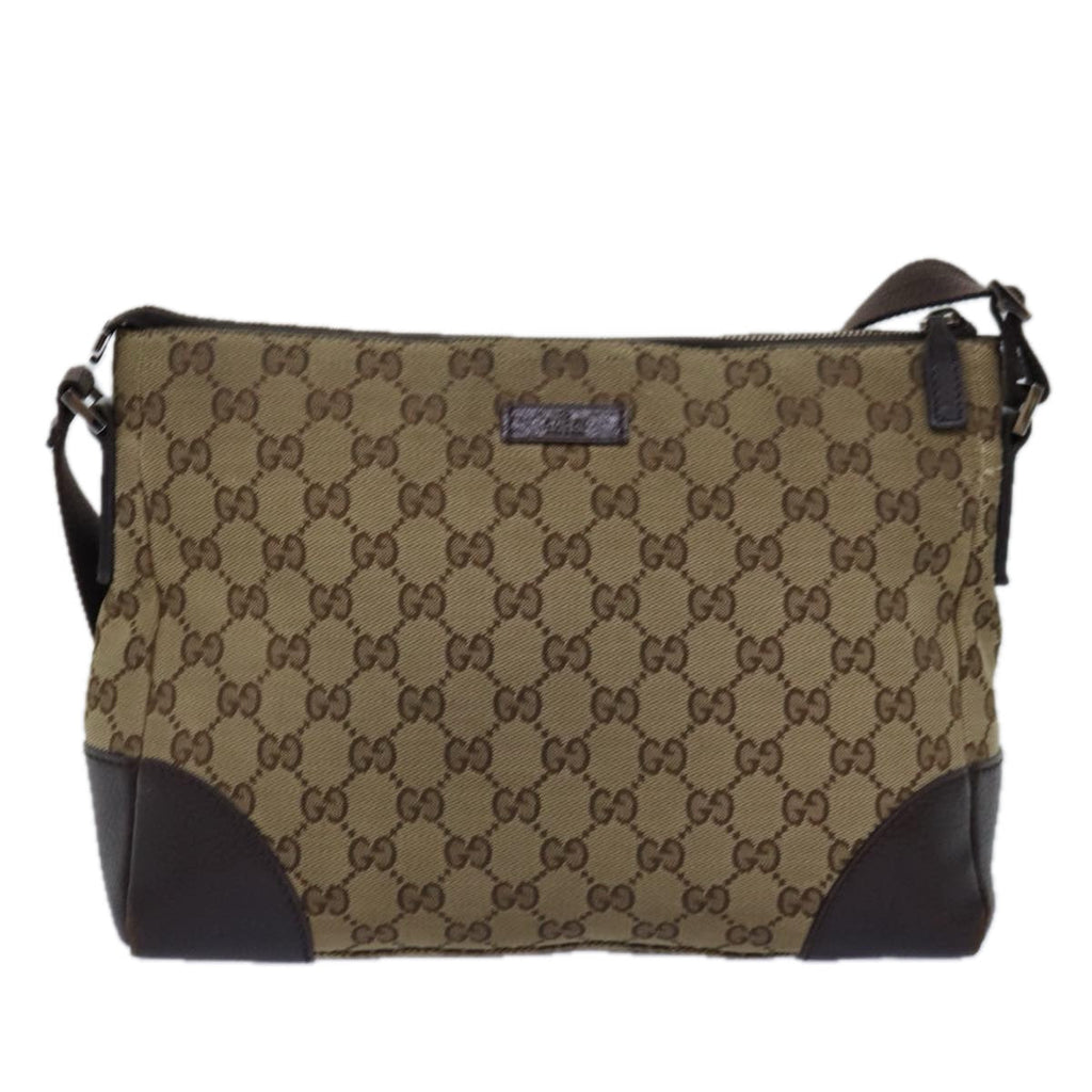 GUCCI GG Canvas Shoulder Bag Beige 114273 ep4391