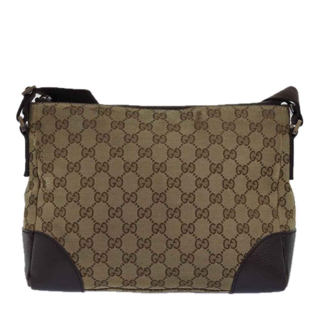 GUCCI GG Canvas Shoulder Bag Beige 114273 ep4391