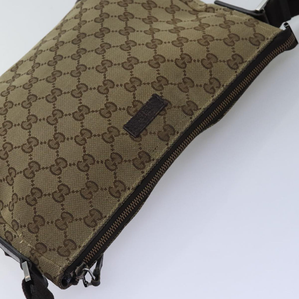 GUCCI GG Canvas Shoulder Bag Beige 114273 ep4391