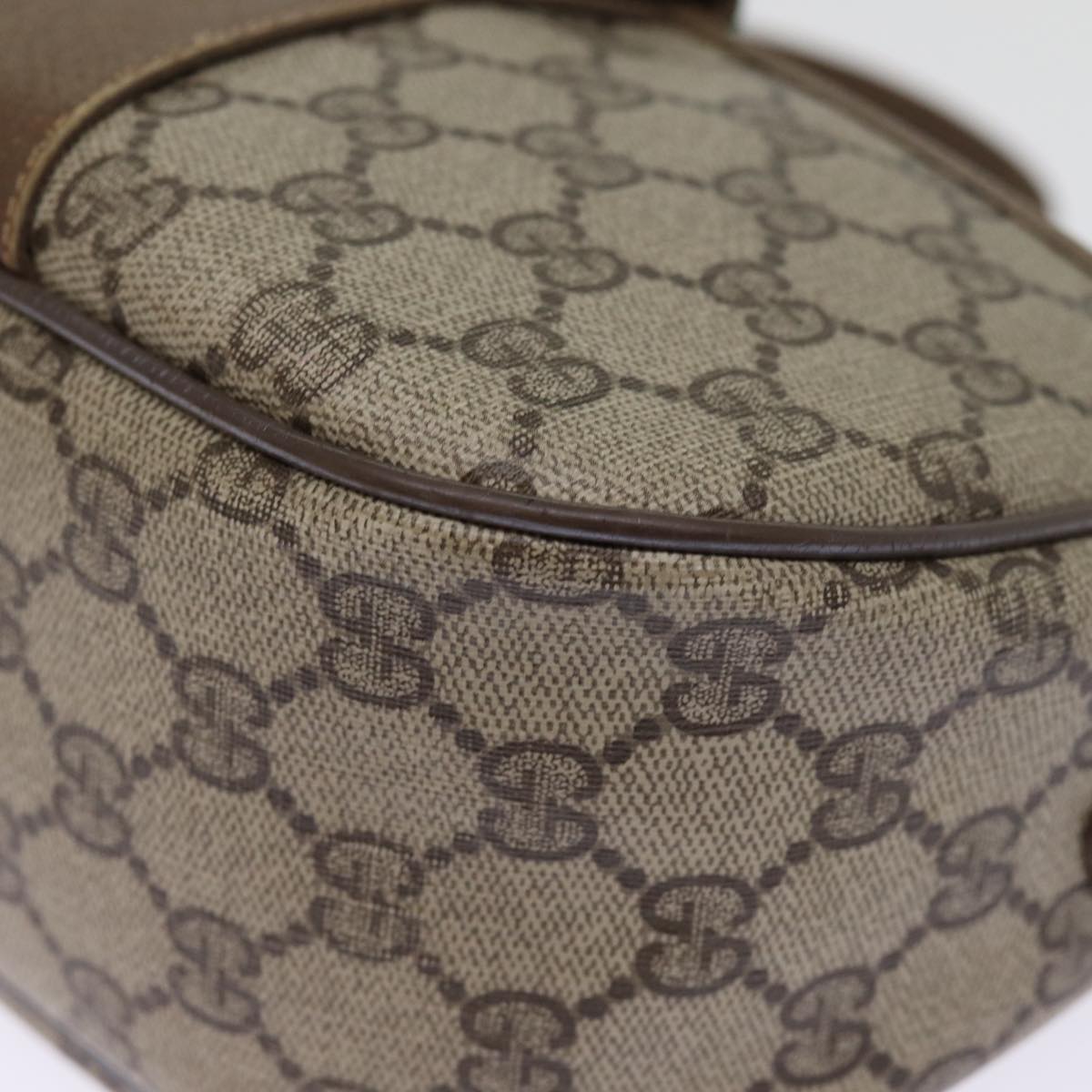 GUCCI GG Supreme Web Sherry Line Shoulder Bag Beige Red 56 02 032 ep4400