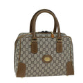 GUCCI GG Plus Supreme Hand Bag PVC Leather Beige ep4401