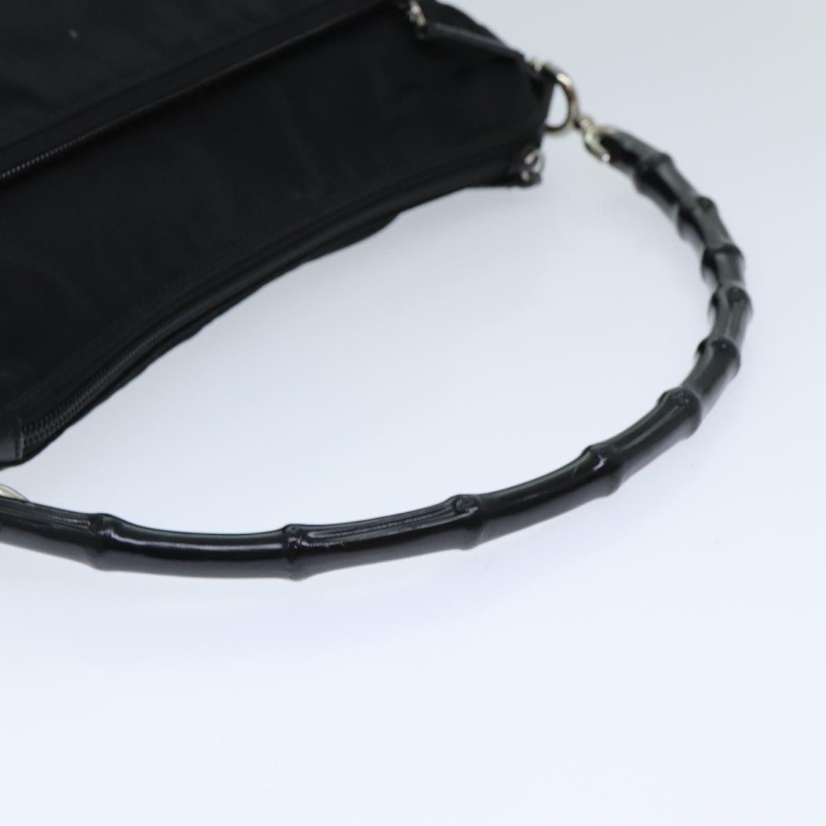 GUCCI Bamboo Shoulder Bag Nylon Black 000 0509 2122 ep4409