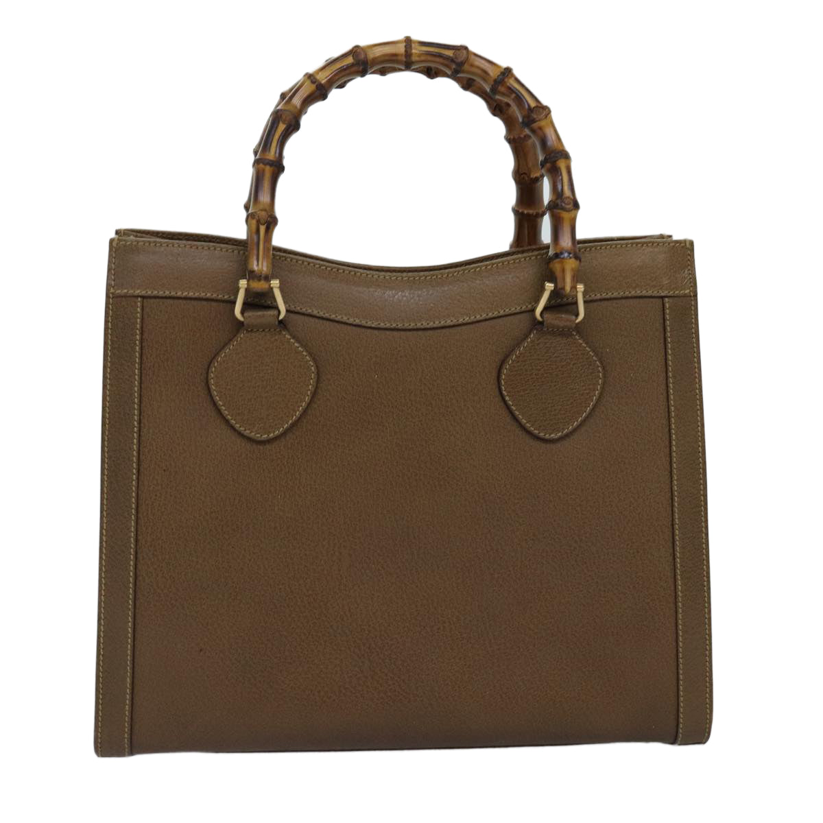 GUCCI Bamboo Tote Bag Leather Brown 002 1186 0260 ep4426