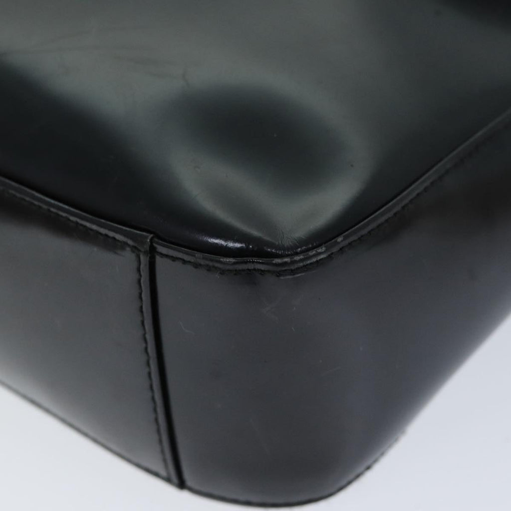 GUCCI Shoulder Bag Patent leather Black ep4433