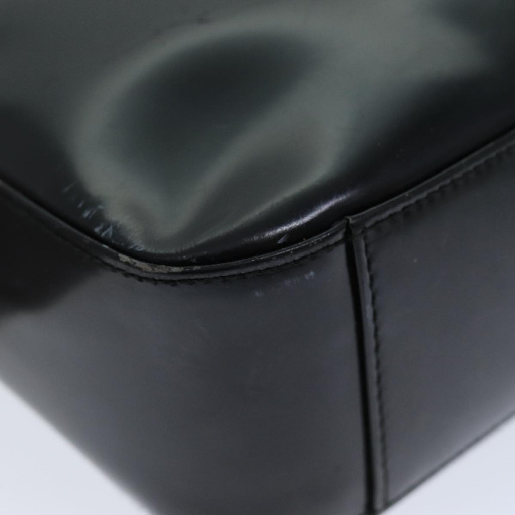 GUCCI Shoulder Bag Patent leather Black ep4433