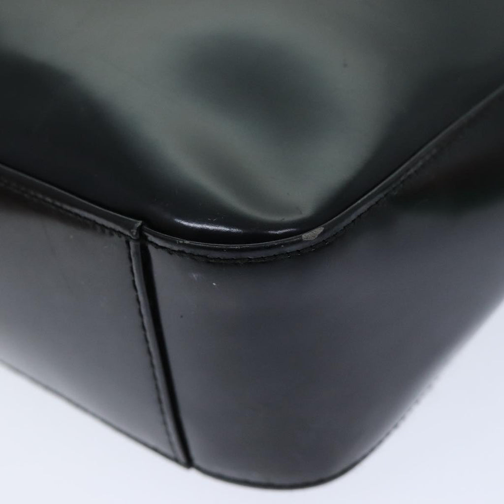 GUCCI Shoulder Bag Patent leather Black ep4433