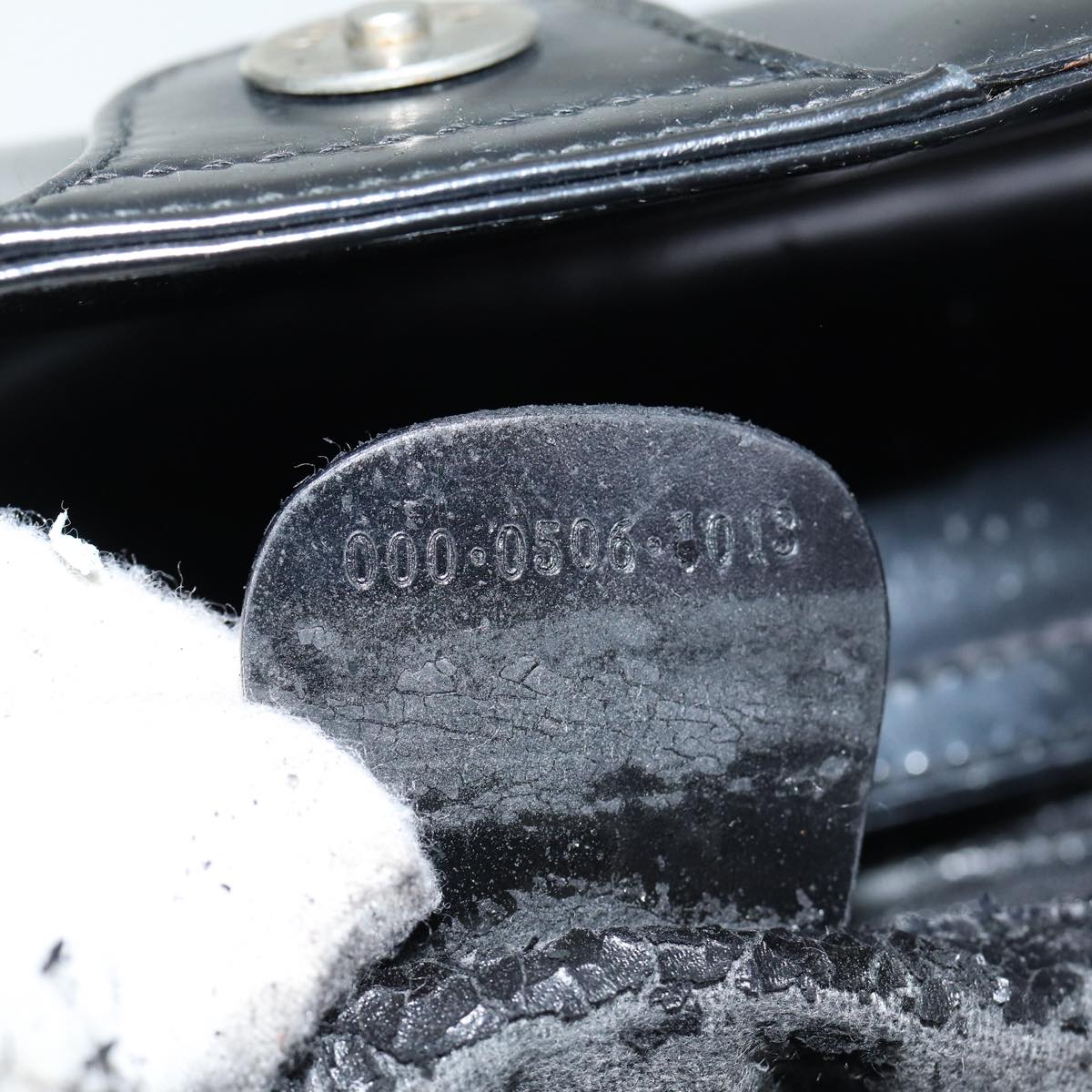 GUCCI Shoulder Bag Patent leather Black ep4433