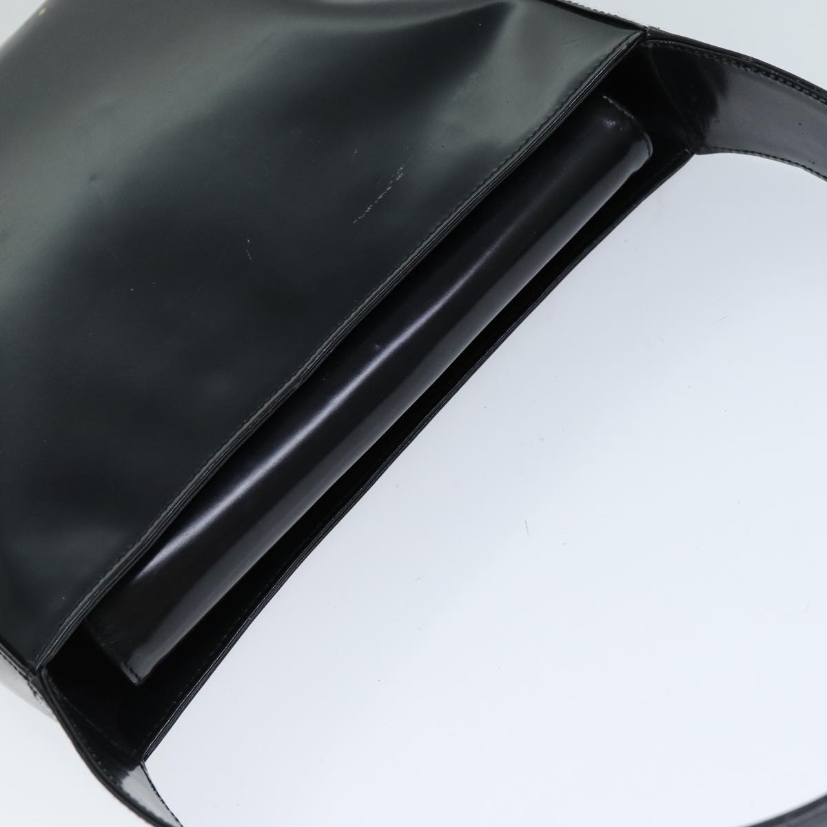 GUCCI Shoulder Bag Patent leather Black ep4433
