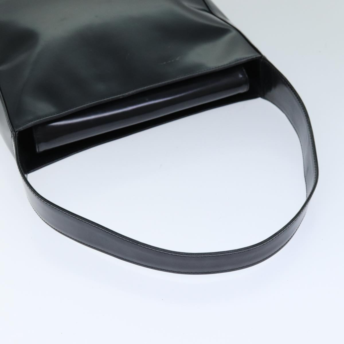 GUCCI Shoulder Bag Patent leather Black ep4433