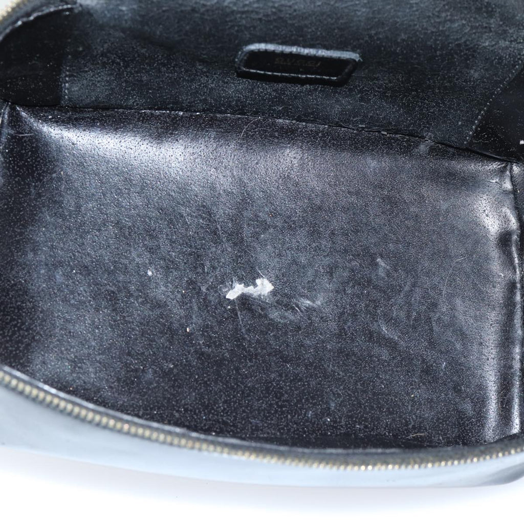 GUCCI Vanity Cosmetic Pouch Patent leather Black 032 1705 0150 ep4445