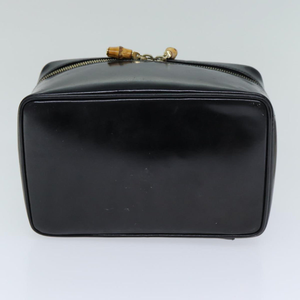 GUCCI Vanity Cosmetic Pouch Patent leather Black 032 1705 0150 ep4445