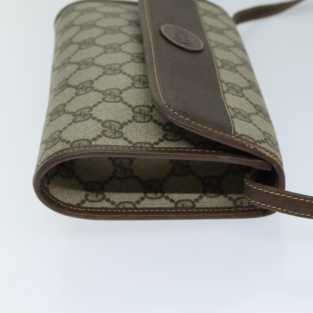 GUCCI GG Supreme Shoulder Bag PVC Leather Beige 004 89 1041 ep4446
