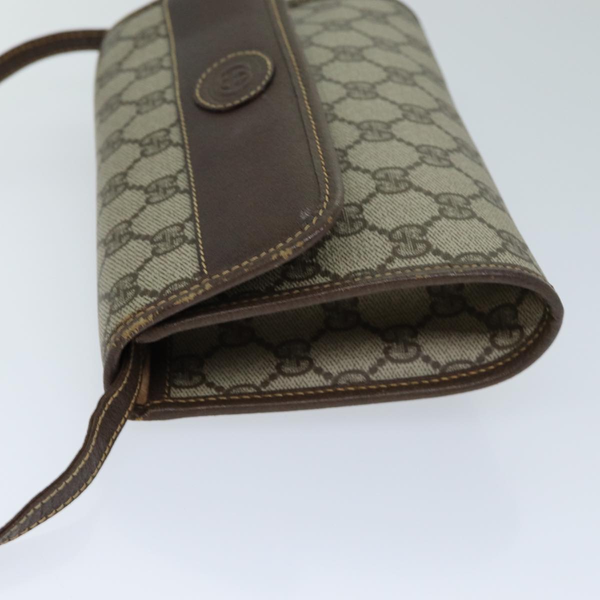 GUCCI GG Supreme Shoulder Bag PVC Leather Beige 004 89 1041 ep4446