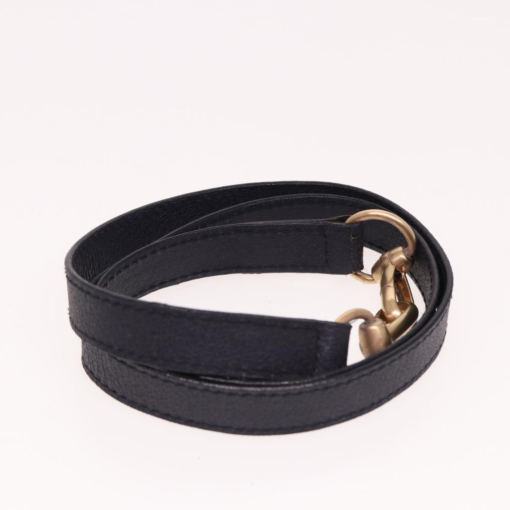 GUCCI Bamboo Hand Bag Suede 2way Navy 000 123 0316 ep4450