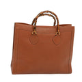 GUCCI Bamboo Tote Bag Leather Brown ep4452