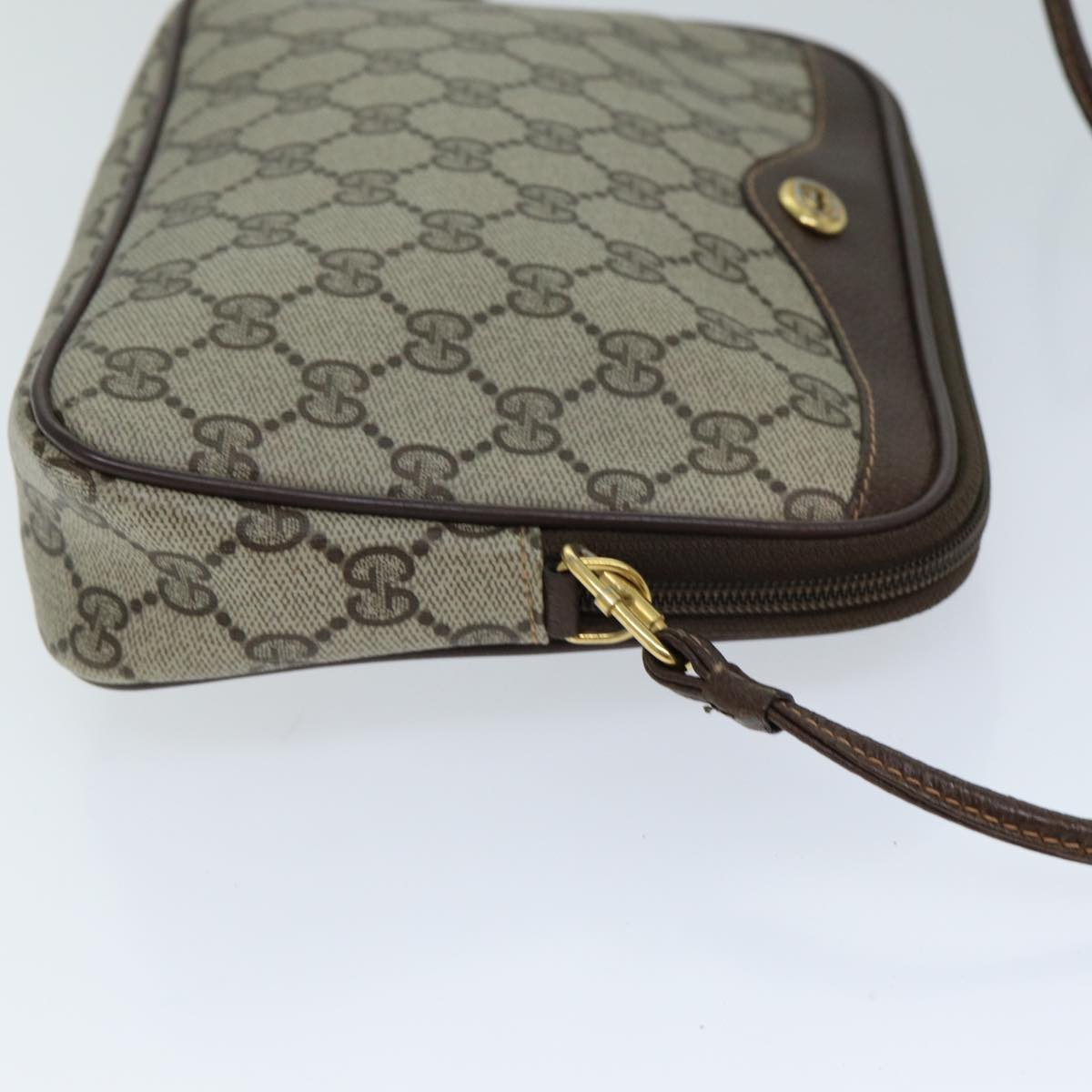 GUCCI GG Supreme Shoulder Bag Beige Brown 97 02 068 ep4465