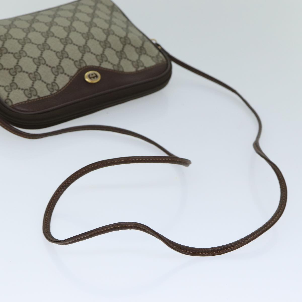 GUCCI GG Supreme Shoulder Bag Beige Brown 97 02 068 ep4465