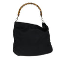 GUCCI Bamboo Shoulder Bag Nylon Brown 001 1998 1577 5 ep4477