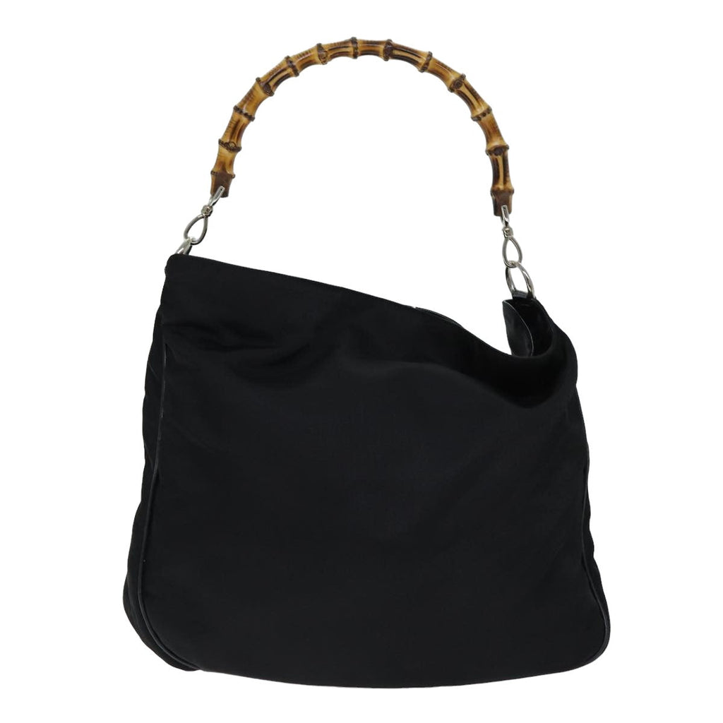 GUCCI Bamboo Shoulder Bag Nylon Brown 001 1998 1577 5 ep4477