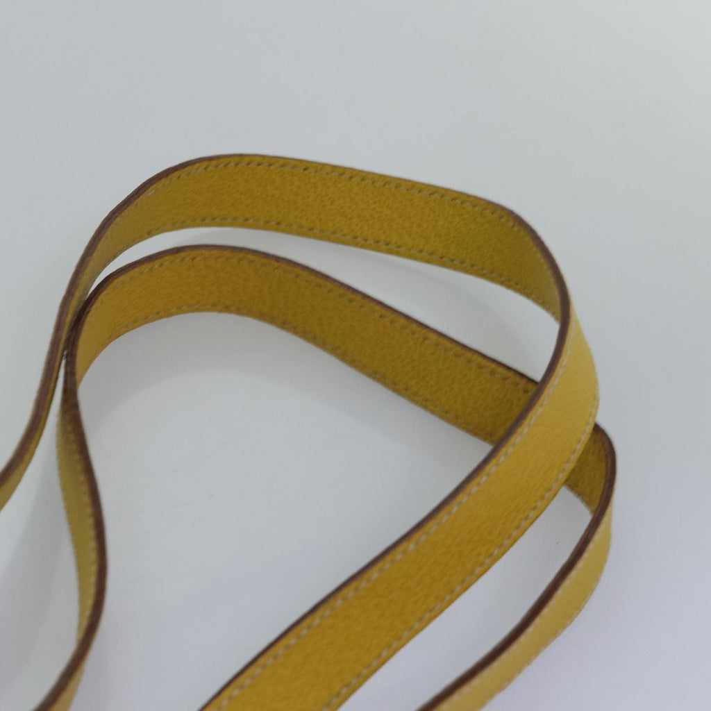 GUCCI Bamboo Hand Bag Suede Yellow 003 1705 0030 ep4483